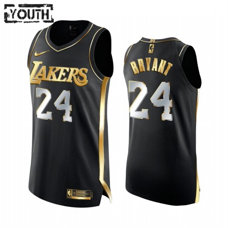 Maillot Basket Los Angeles Lakers Kobe Bryant 24 2020-21 Noir Golden Edition Swingman - Enfant